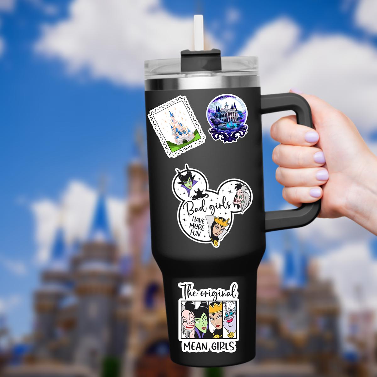 Disneyy Villain Sticker disney villainous Waterproof Disney Laptop, Disneying Water Bottle, Hydro Bottle Theme Park Vacation, Castle Park