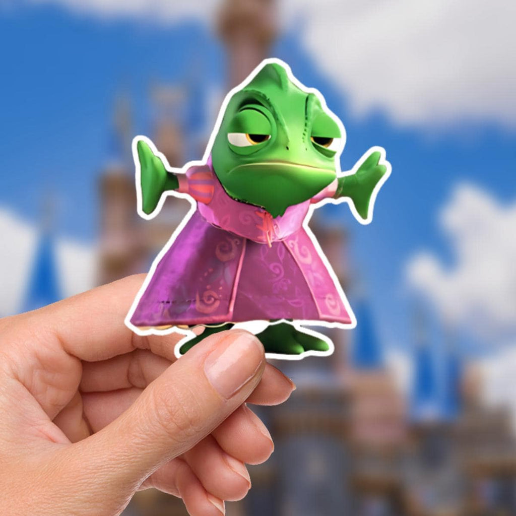 Rapunzel Disneyy Tangled Pascal Waterproof Disney Laptop Stickers Rapunzel Princess affirmation planner stationery decal water bottle cell