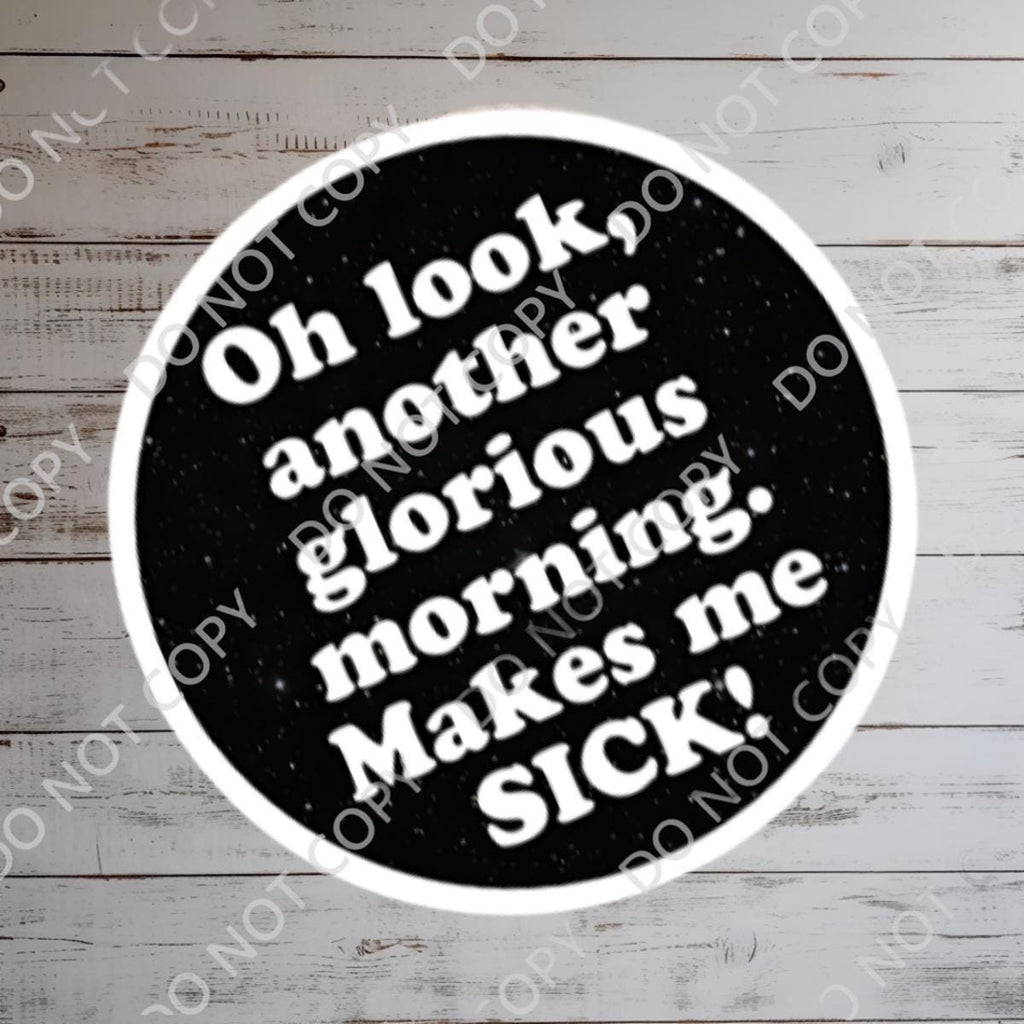 Hocus Pocus Villain Sticker, Funny Theme Park Humor, Waterproof Vinyl