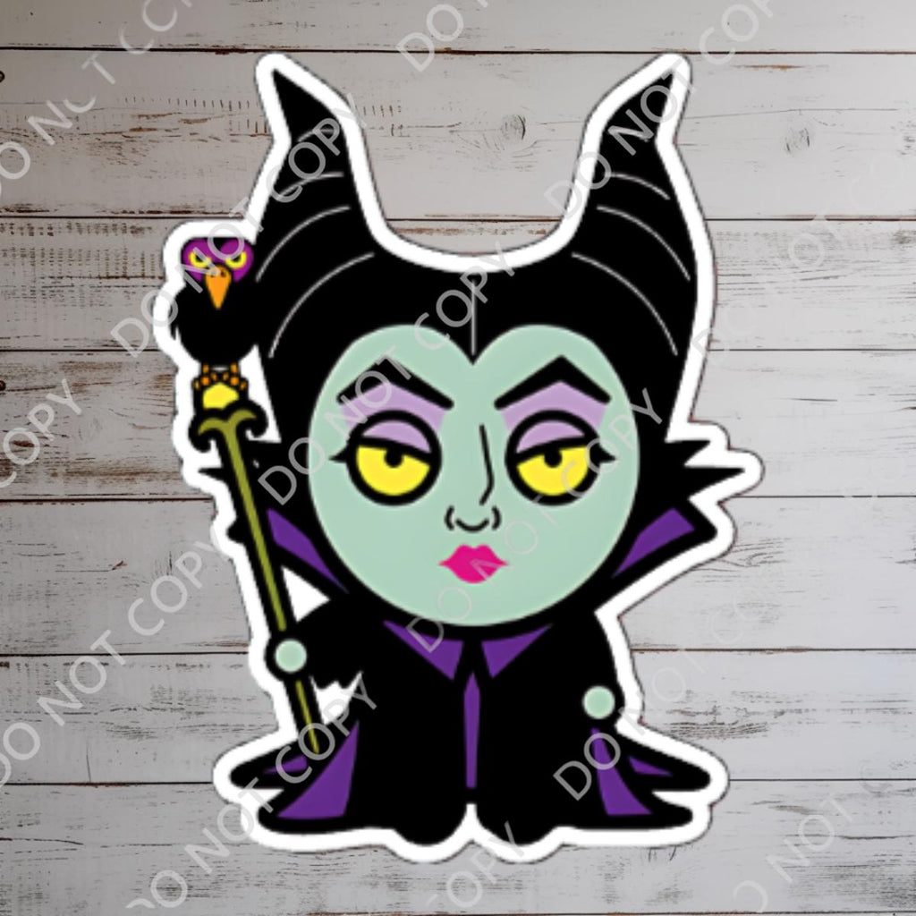 Maleficent Sticker, Sleeping Beauty Villain - Waterproof Vinyl Decal