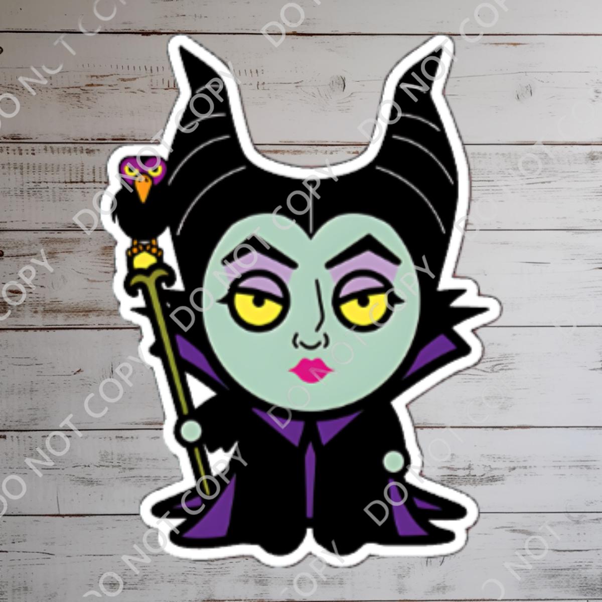 Maleficent Sticker, Sleeping Beauty Villain - Waterproof Vinyl Decal