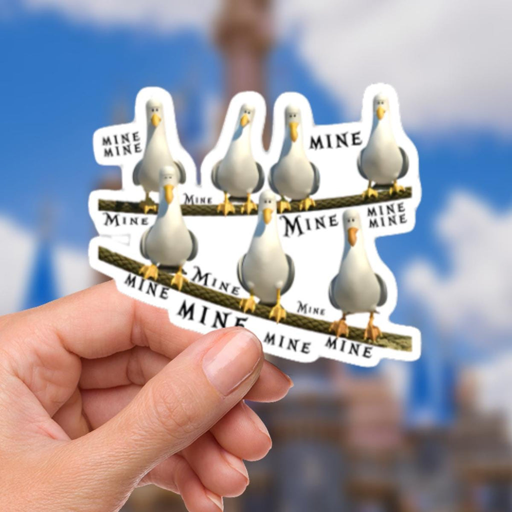 Finding Nemo Seagulls Sticker: Waterproof Vinyl Decal