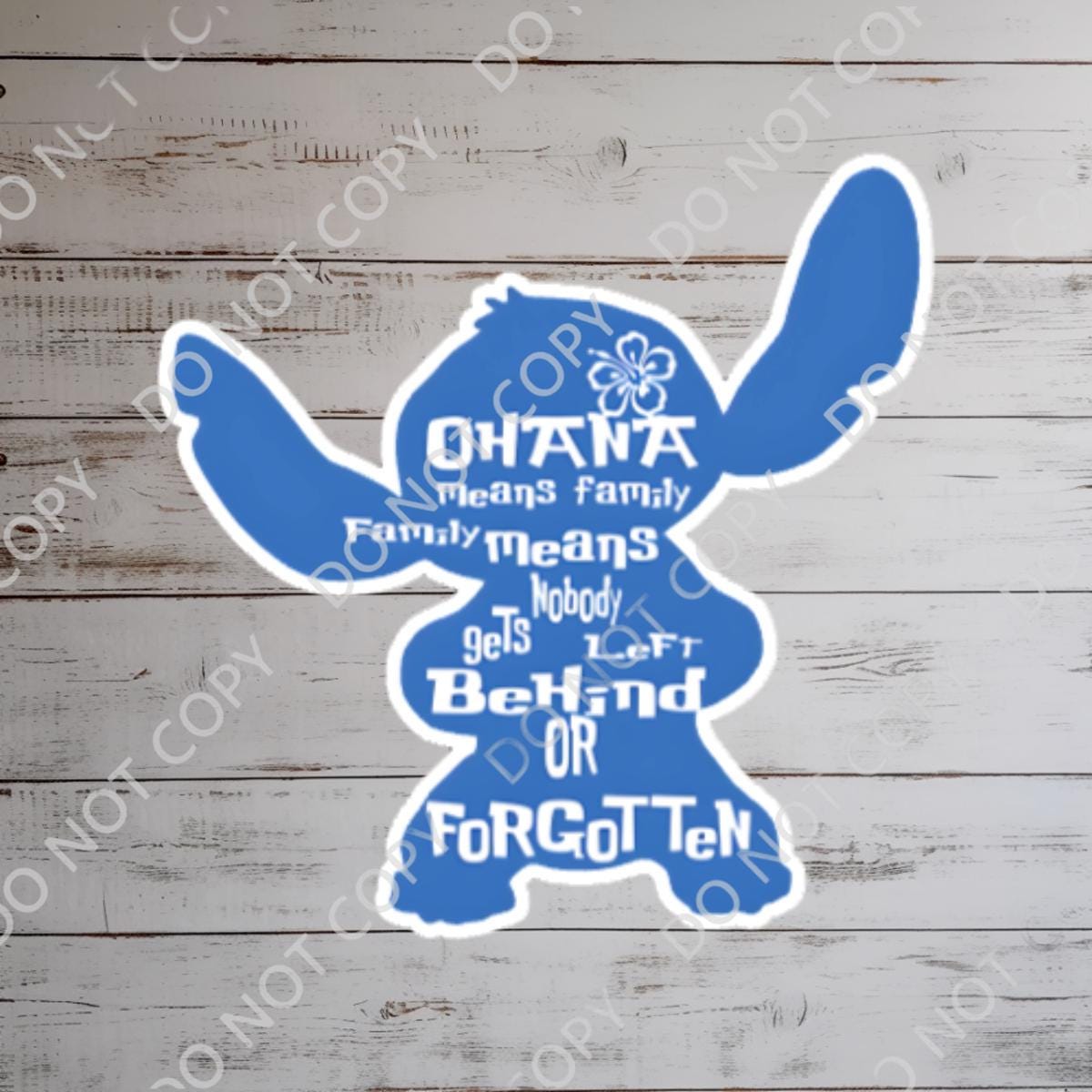 Stitch Waterproof Vinyl Sticker: Lilo and Stitch Ohana Decal, disney sticker, disney present, hydro bottle, journal sticker, stitch sticker, junk journal