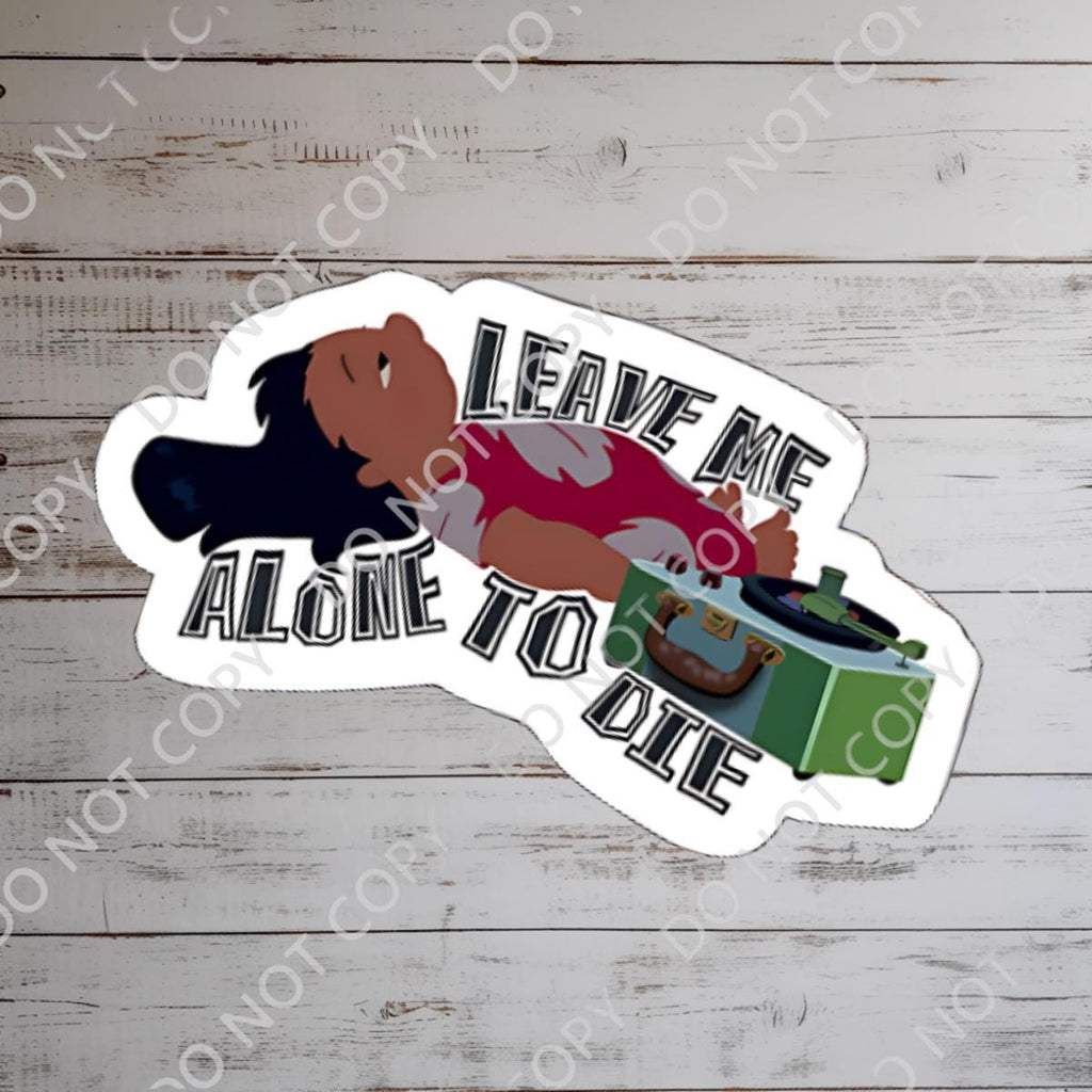 Stitch Ohana Sticker: Waterproof Vinyl Decal for Laptop, Water Bottle