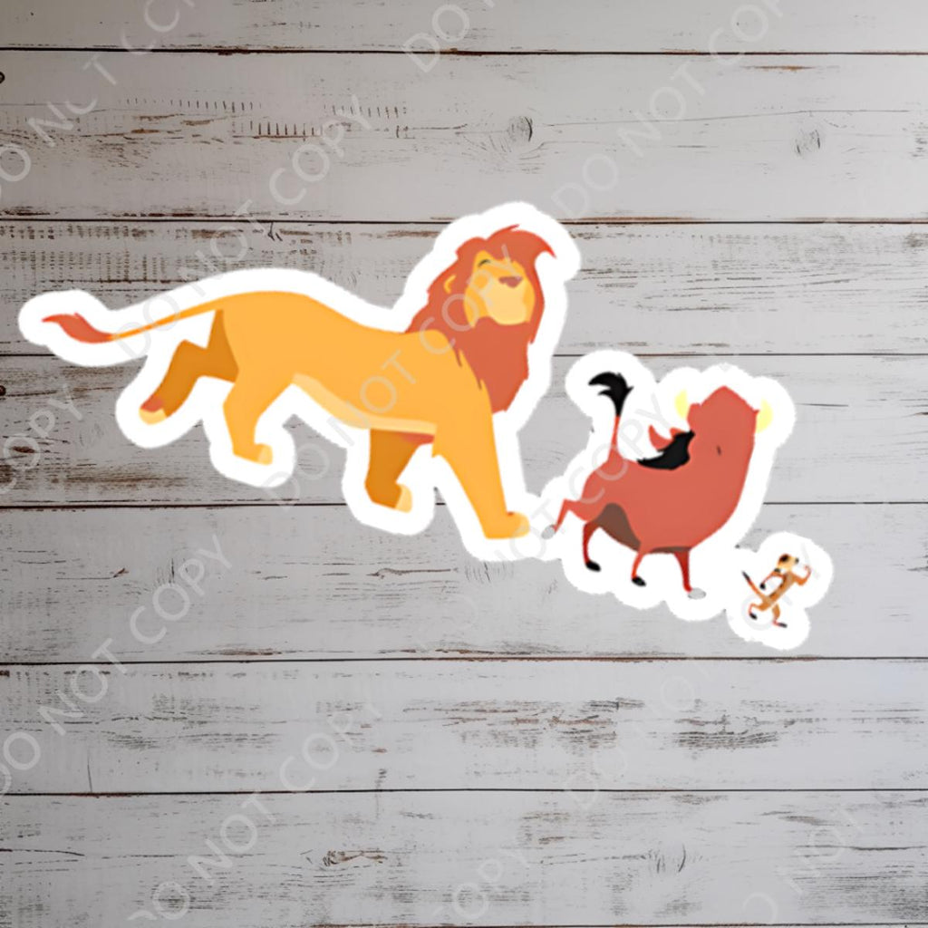 Lion King Hakuna Matata Waterproof Vinyl Sticker  Disney stickers, Disney Decal, Disney, journal stickers, junk journal, Hakuna Matata