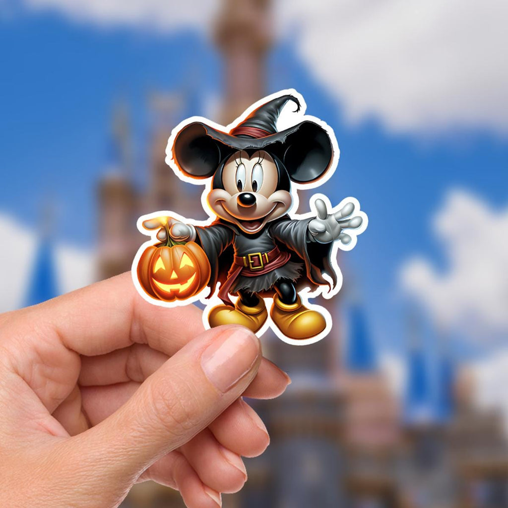 Halloween Mickey Mouse DisneyHalloween Sticker Waterproof Disney Laptop Stickers/ Lilo and Stitch planner stationery decal water bottle