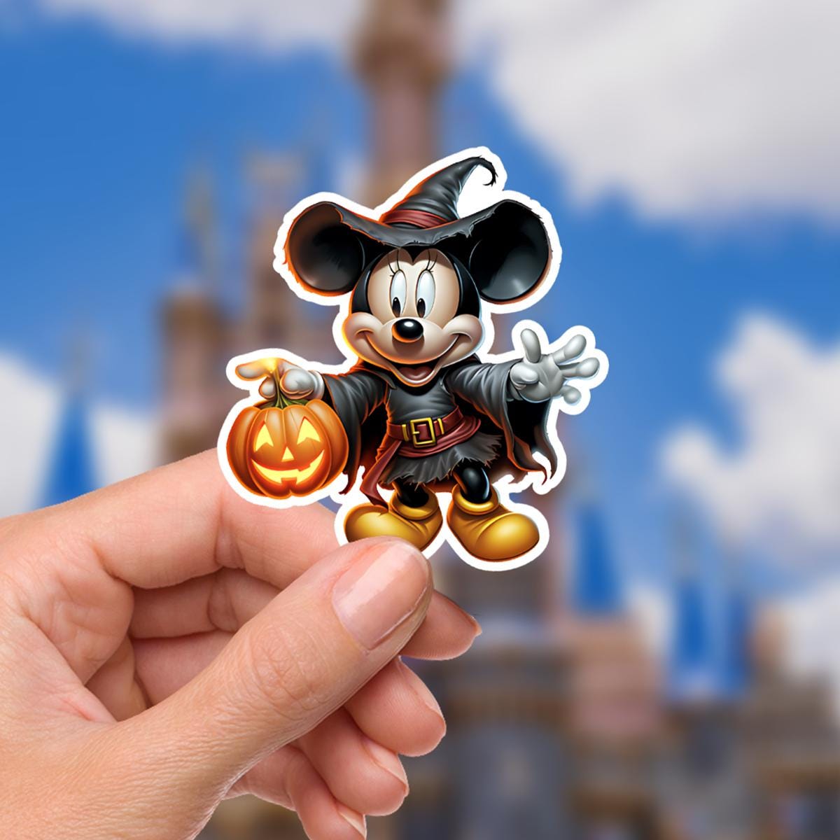 Halloween Mickey Mouse DisneyHalloween Sticker Waterproof Disney Laptop Stickers/ Lilo and Stitch planner stationery decal water bottle