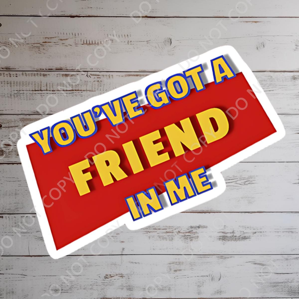 Toy Story Buzz Lightyear & Woody Sticker - To Infinity and Beyond