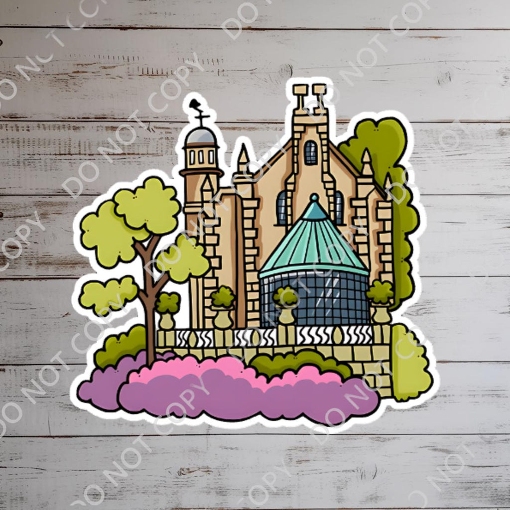 Haunted Mansion Disney Sticker | Waterproof Vinyl Decal