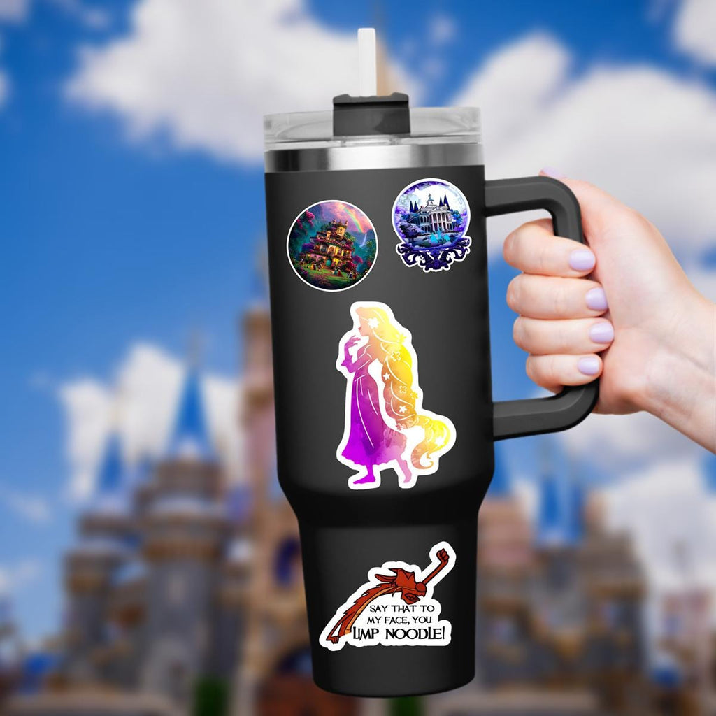 Rapunzel Watercolor Sketch Sticker - Tangled Princess Laptop Decal