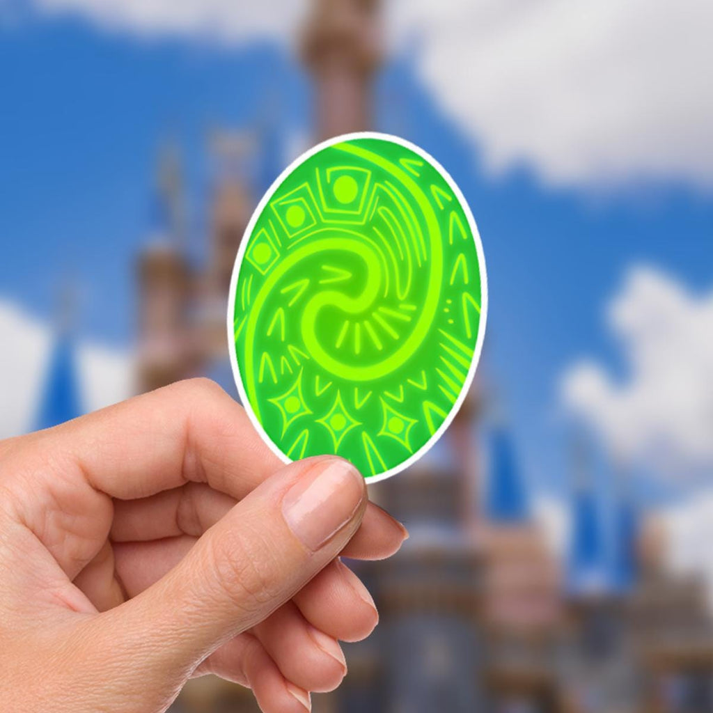 Disney Moana Heart Of Tafiti, Disney Gifts, Hydro Bottle Sticker Waterproof Disney Laptop Stickers planner stationery decal water bottle