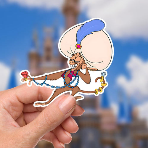 Aladdin Abu Funny Humor Waterproof Disney Hydro Bottle Laptop Stickers/ FindingNemo planner stationery decal water bottle cell phonelogo