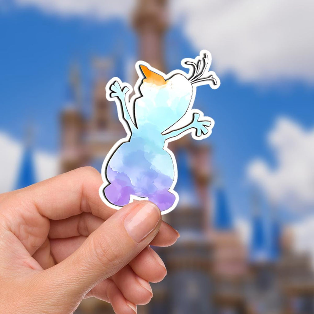 Olaf Frozen Sticker: Some People Are Worth Melting - Waterproof Vinyl Decal, gift for her, disney present, disney presents, journal stickers, junk journal