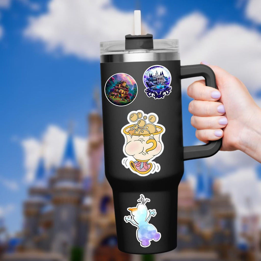 Chip, Beauty And The Beast Disney Gift Disneyy World Sticker Waterproof Disney Laptop, Disneying Theme Park Vacation, Castle Park Mouse