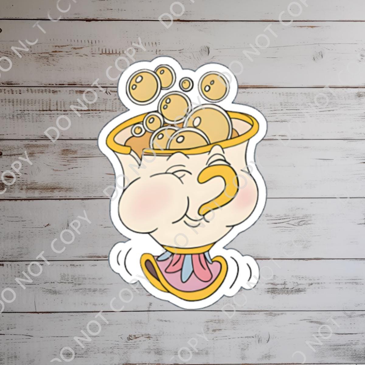 Chip, Beauty And The Beast Disney Gift Disneyy World Sticker Waterproof Disney Laptop, Disneying Theme Park Vacation, Castle Park Mouse