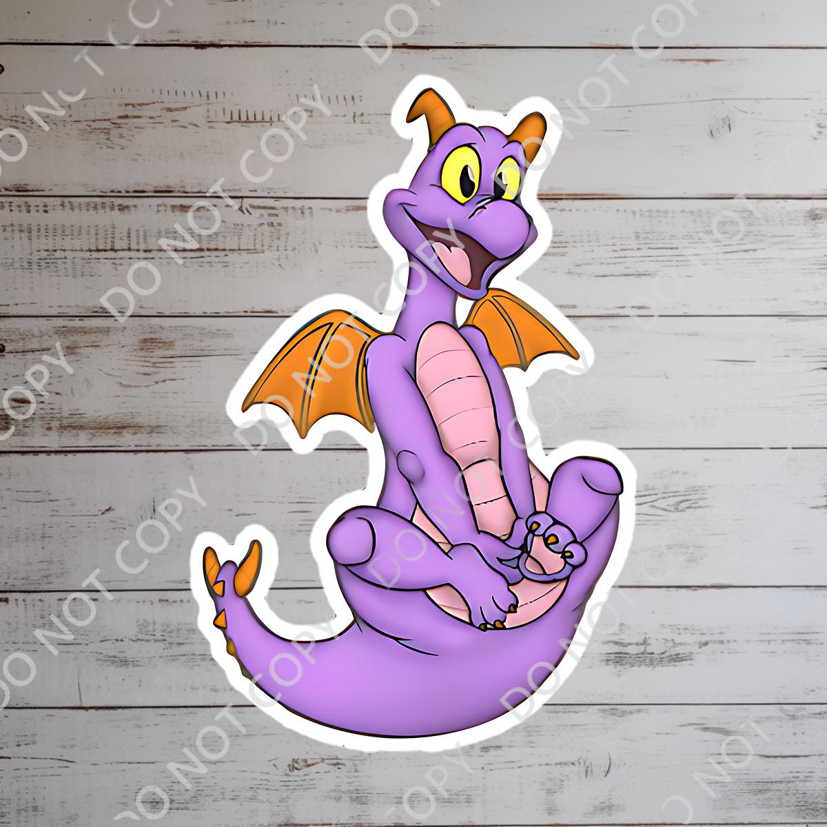 Figment Disneyy One Little Spark Waterproof Disney Laptop Stickers/ planner stationery decal water bottle cell phonelogo