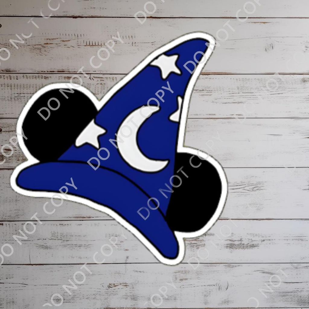 Sorcerer Mickey Sticker: Waterproof Vinyl Decal for Laptop, Water Bottle