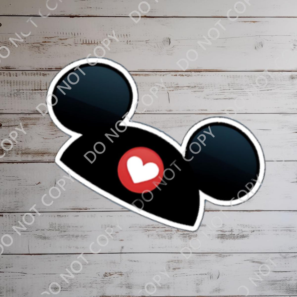 Mickey Hat Sticker Waterproof Disney Laptop, Mickeyy, Pixie Dust Disney Mickey Mouse Disneying Theme Park Vacation, Castle Park Mouse