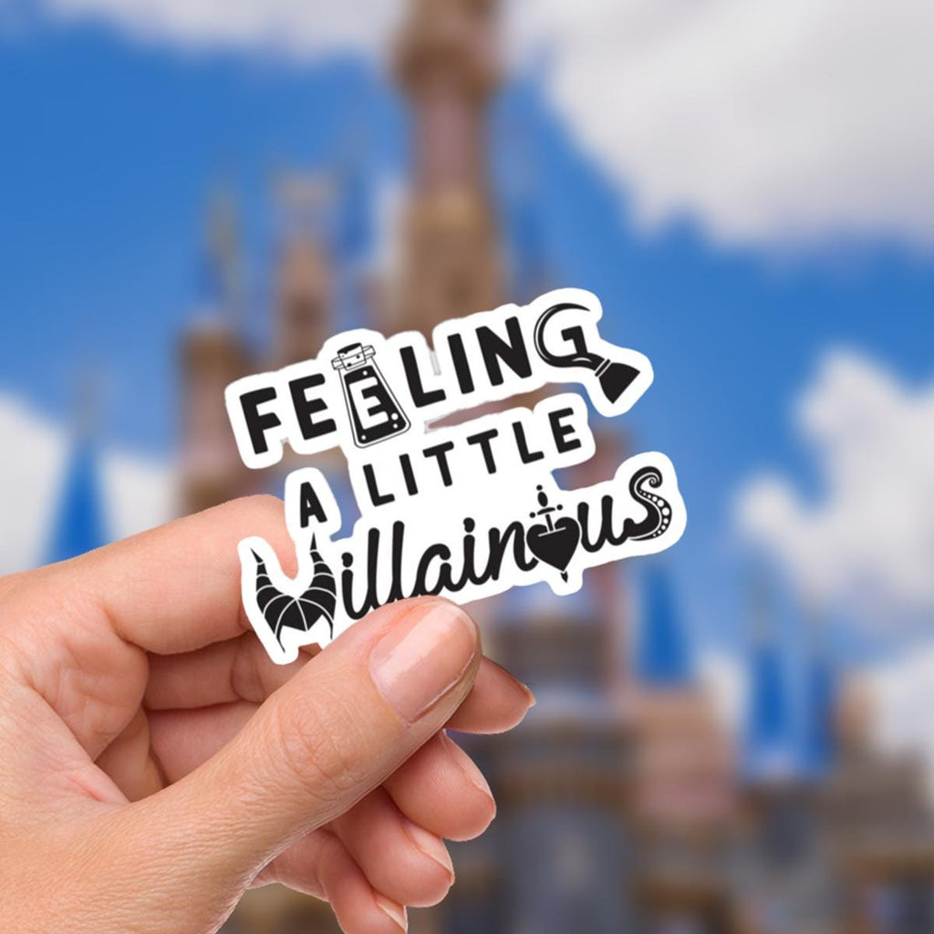 Disney Villain Sticker disney villainous Waterproof Disney Laptop, Disneying Water Bottle, Hydro Bottle Theme Park Vacation, Castle Park