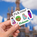 Disney Villain Sticker disney villainous Waterproof Disney Laptop, Disneying Water Bottle, Hydro Bottle Theme Park Vacation, Castle Park