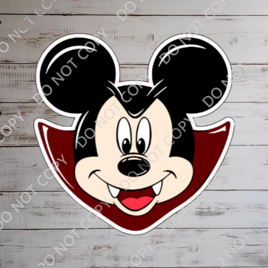 Halloween Mickey Sticker: Waterproof Vinyl Decal for Laptop, Water Bottle