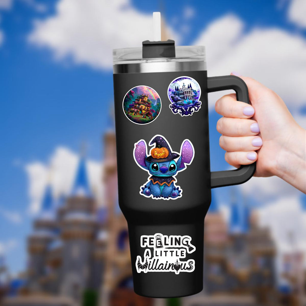 Halloween Stitch Sticker: Waterproof Vinyl Decal for Laptop, Water Bottle