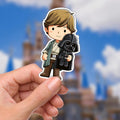 Star Wars Sticker Luke & Vader Plushie Waterproof Star Wars Sticker, Journal stickers, Disney gift, Disney present, Junk Journal, Star Wars Sticker, Disney Stickers