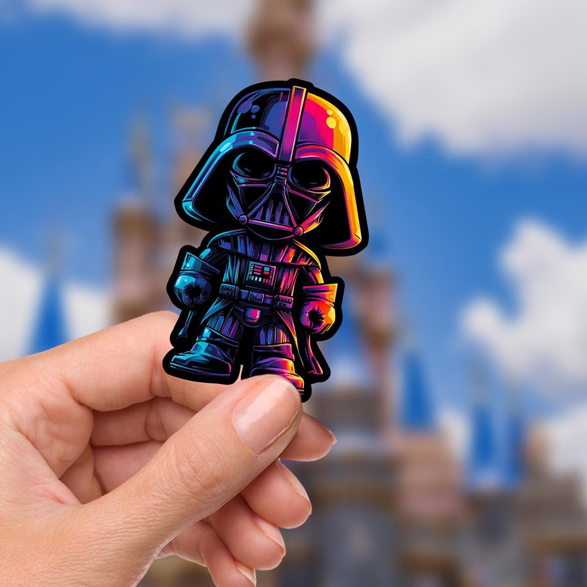 Waterproof Star Wars Vader Vinyl Sticker, Disney, Christmas Gift