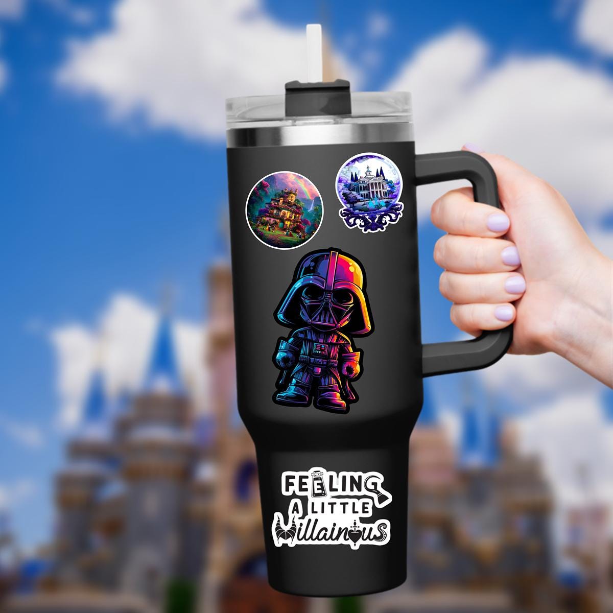 Waterproof Star Wars Vader Vinyl Sticker, Disney, Christmas Gift