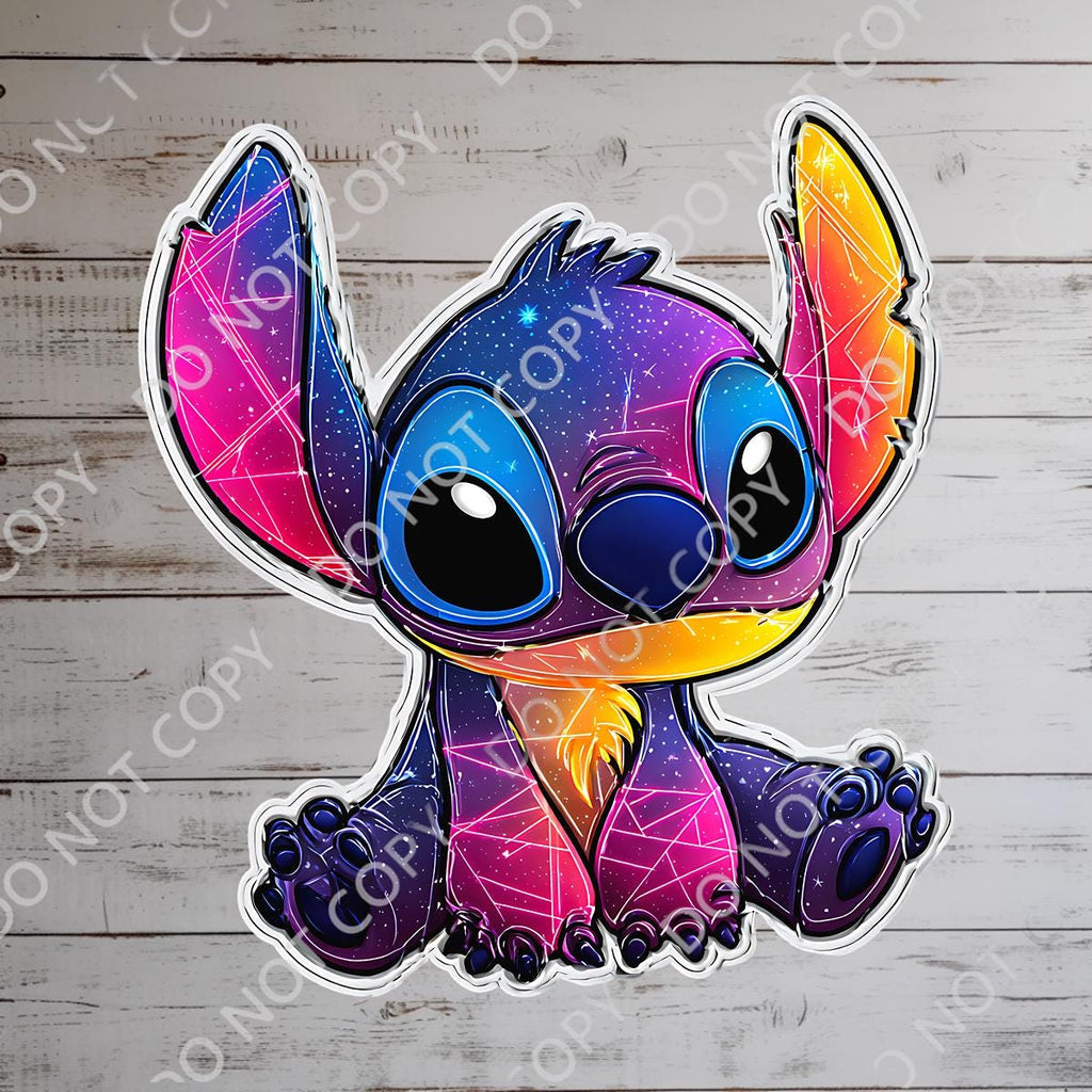 Disney Lilo & Stitch, Stitch Sticker: Waterproof Vinyl Decal for Laptop, Water Bottle