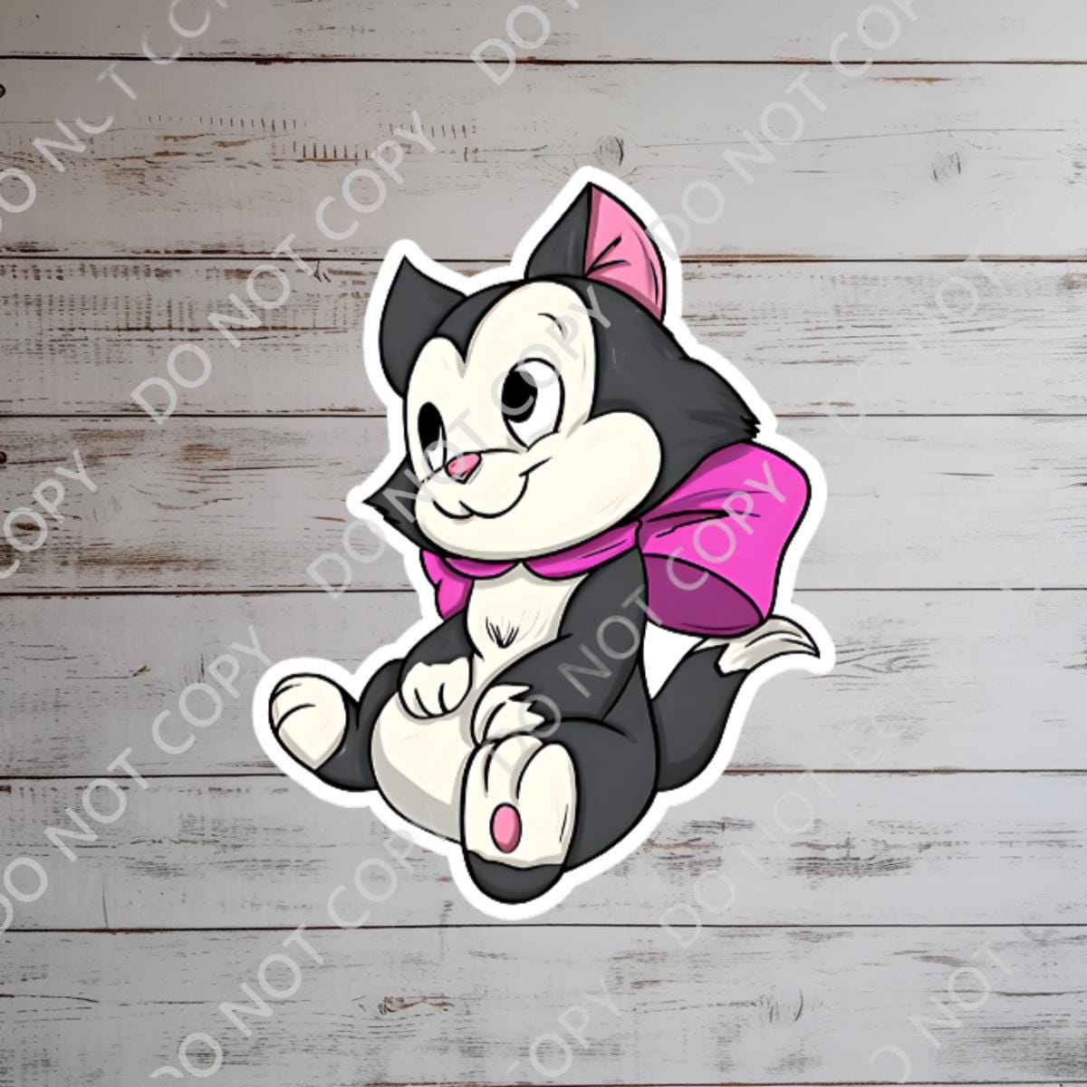 Pinocchio Sticker Figaro Waterproof Disney Laptop, Disneying Theme Park Vacation, Castle Park Mouse