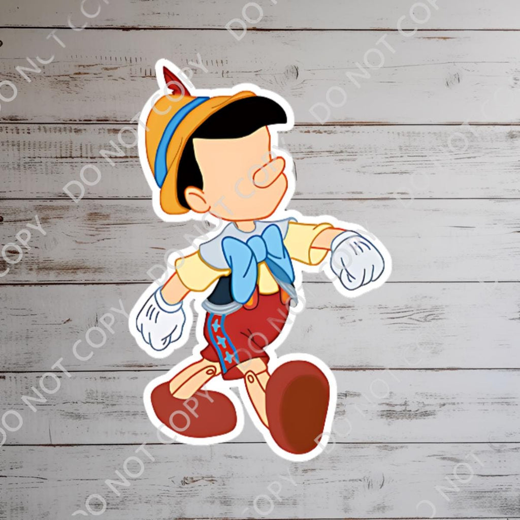 Disney Pinocchio Sticker Jiminy Cricket Waterproof Disney Laptop, Disneying Theme Park Vacation, Castle Park Mouse Disney gift, Disney present, Junk journal, journal stickers