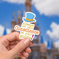 Disney Pinocchio Sticker Jiminy Cricket Waterproof Disney Laptop, Disneying Theme Park Vacation, Castle Park Mouse Disney gift, Disney present, Junk journal, journal stickers