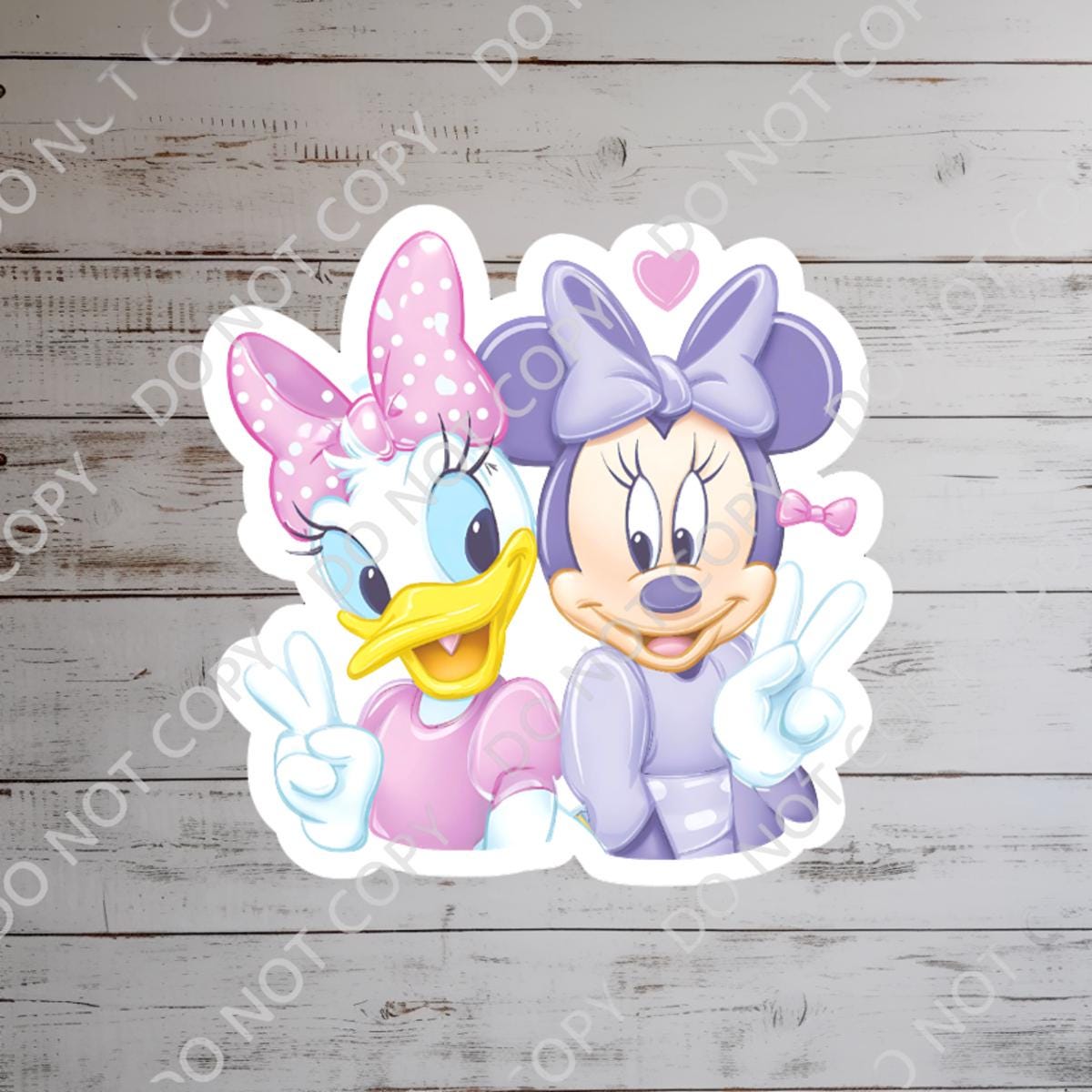Minnie and Daisy Mouse Disney Sticker, Waterproof Vinyl Decal Disney gifts, disney presents, journal stickers, cell phone sticker, cell phone decal, water bottle decal, water bottle stickers, junk journal