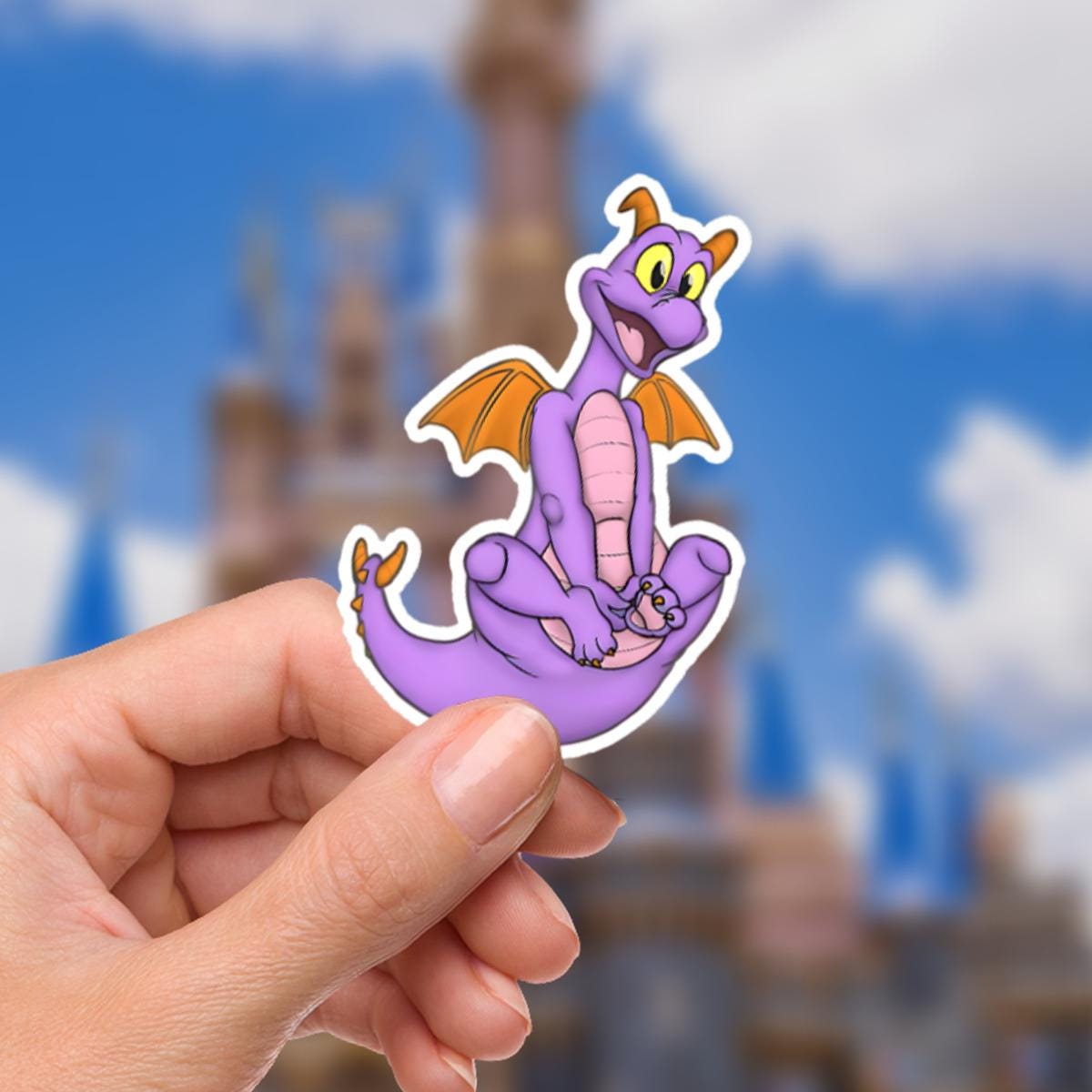 Figment Disneyy One Little Spark Waterproof Disney Laptop Stickers/ planner stationery decal water bottle cell phonelogo