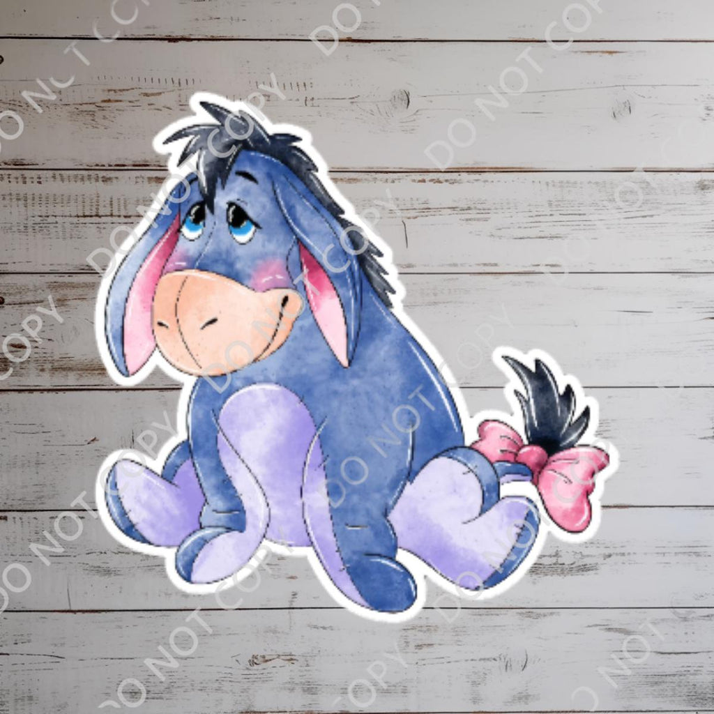 Winnie the Pooh Eeyore Sticker: Waterproof Vinyl Laptop Decal