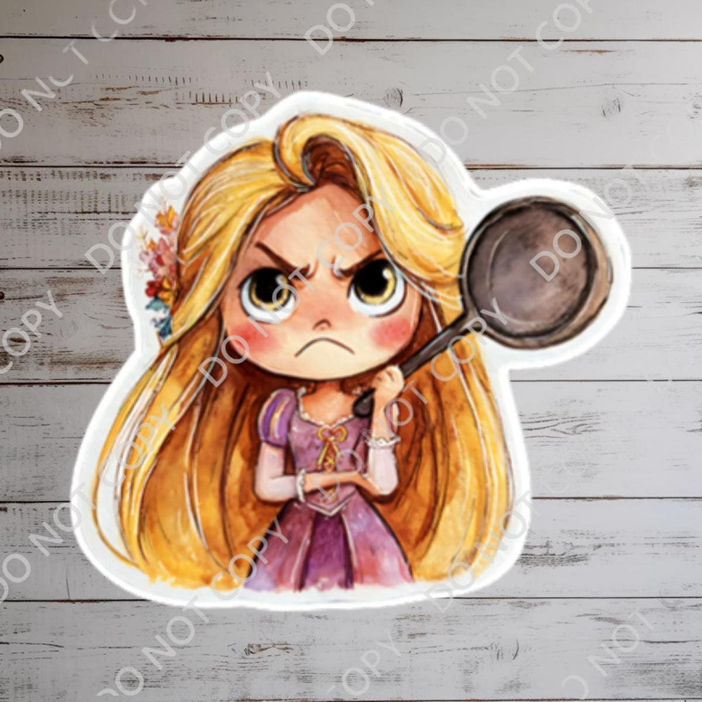 Rapunzel Tangled Lantern Sticker: Waterproof Vinyl Decal
