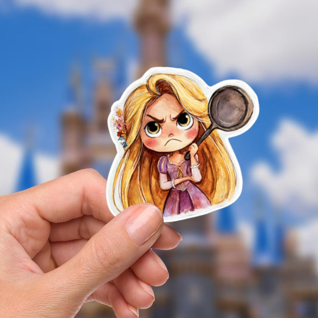 Rapunzel Tangled Lantern Sticker: Waterproof Vinyl Decal