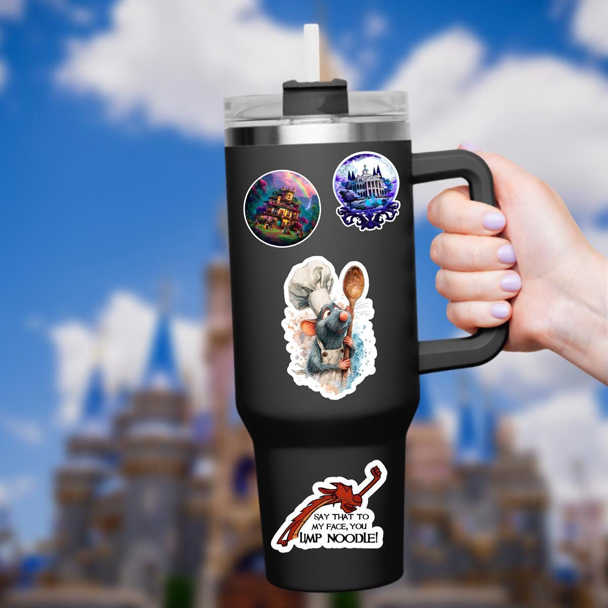 Remy Ratatouille Lil Chef Disney Laptop Disney  Sticker planner stationery decal water bottle cell buzzlightyear
