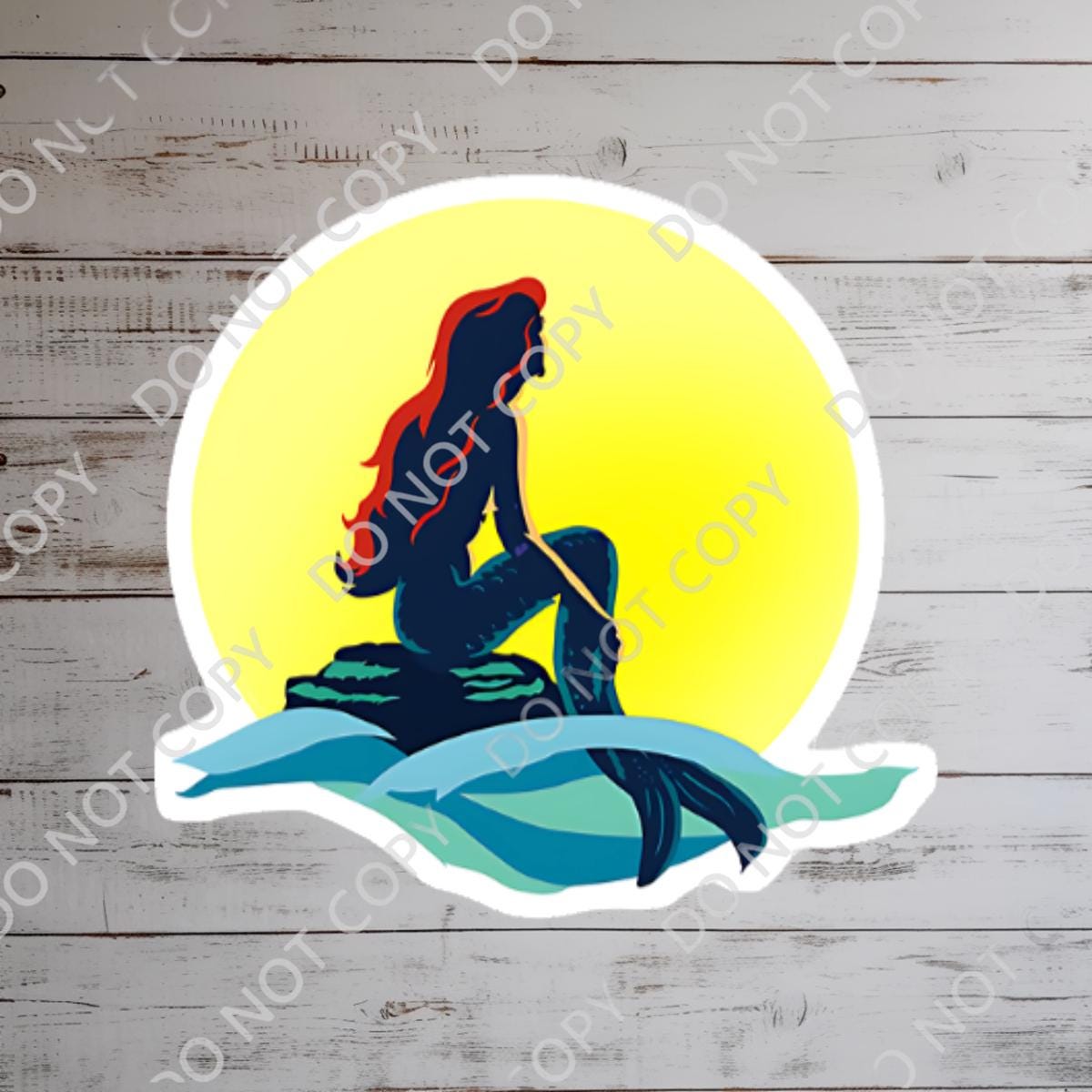 Little Mermaid Sticker: Waterproof Vinyl Decal for Laptop, Water Bottle, funny sticker, disney stickers, journal stickers, junk journal, disney gift, disney present