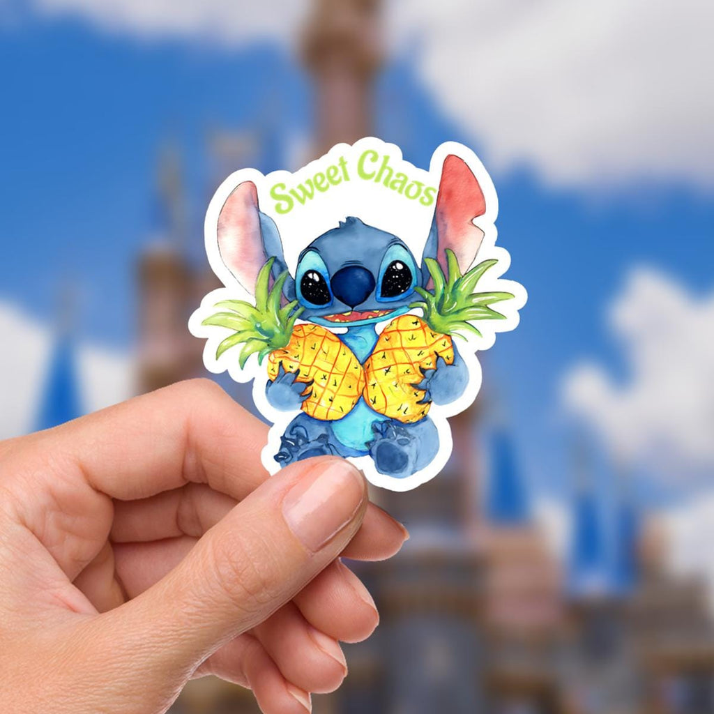 Lilo & Stitch Humor Sticker: Waterproof Vinyl Decal
