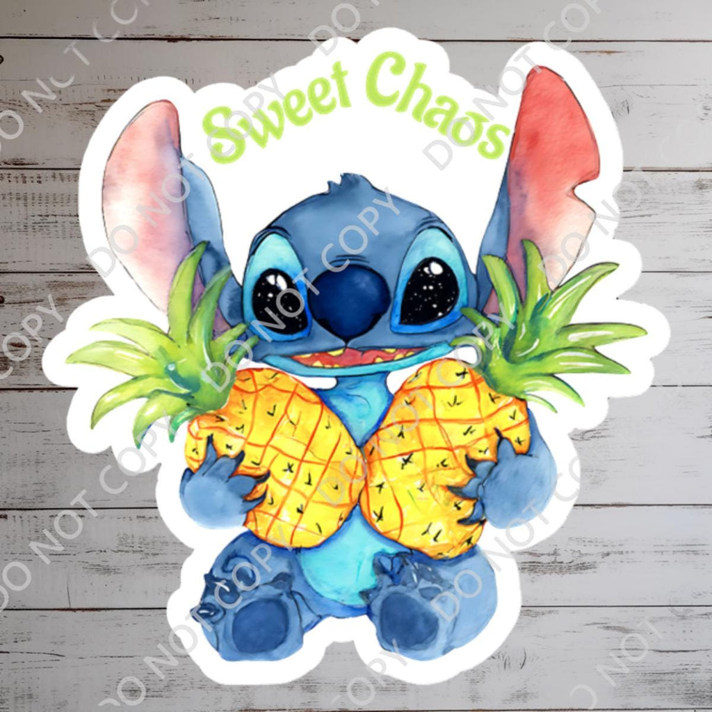 Lilo & Stitch Humor Sticker: Waterproof Vinyl Decal