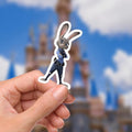 Zootopia Disneyy Sticker Judy Hopps Waterproof Disney Laptop, Disneying Theme Park Vacation, Castle Park Mouse