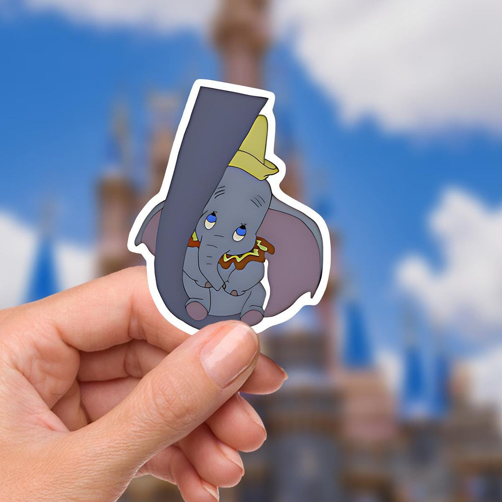 Dumbo Disney Sticker Waterproof Disney Laptop, Disneying Theme Park Vacation, Castle Park Mouse