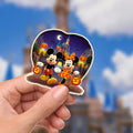 Halloween Mickey Mouse Haunted Mansion Sticker: Waterproof Vinyl Decal for Laptop, Water Bottle