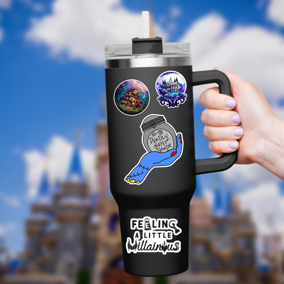 Disney Nightmare Before Christmas  Sticker: Waterproof Vinyl Decal for Laptop, Water Bottle