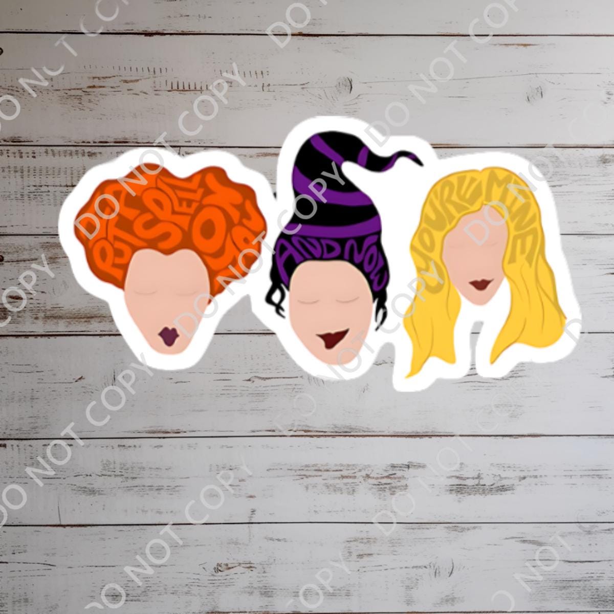 Hocus Pocus Sticker: Waterproof Vinyl Decal - Laptop, Water Bottle