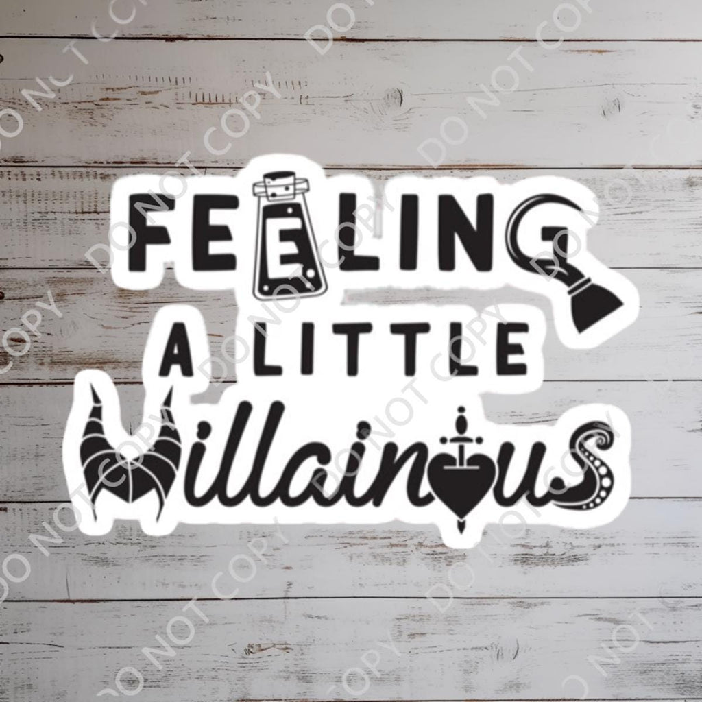 Disney Villain Sticker disney villainous Waterproof Disney Laptop, Disneying Water Bottle, Hydro Bottle Theme Park Vacation, Castle Park