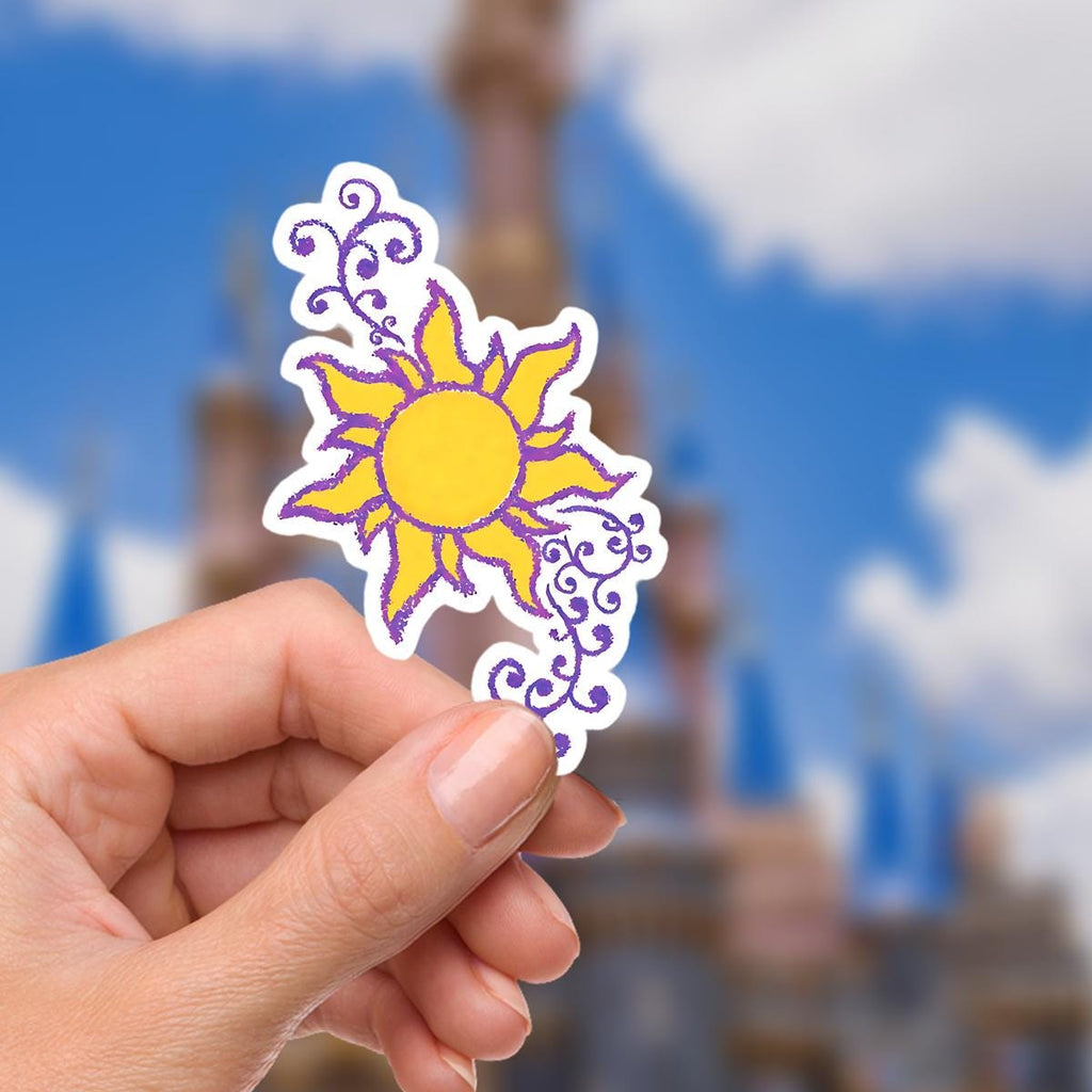 Rapunzel Tangled Lantern Sticker: Waterproof Vinyl Decal