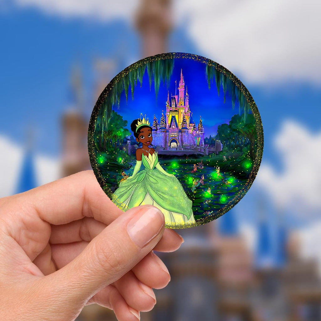 Tiana Princess and the Frog Sticker: Waterproof Vinyl Decal